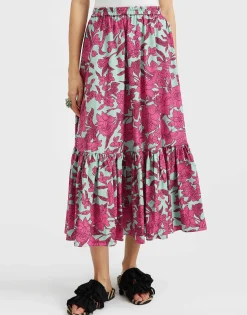 Sunset SkirtLilium Purple in Summer Poplin