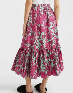Sunset SkirtLilium Purple in Summer Poplin