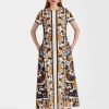 Super Swing DressCorsini Cream in Jacquard