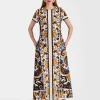 Super Swing DressCorsini Cream in Jacquard