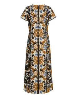 Super Swing DressCorsini Cream in Jacquard