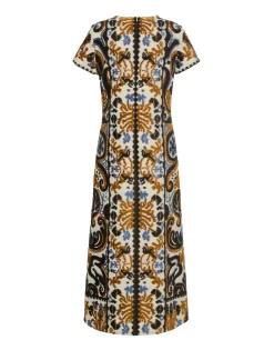Super Swing DressCorsini Cream in Jacquard