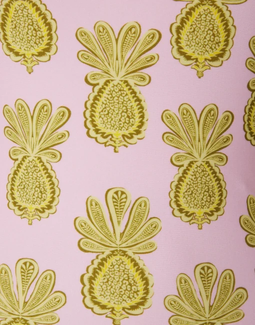 Surf SuitPineapple Sunflower Pink in Lycra