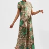 Swing DressAnemone Pink in Twill Silk