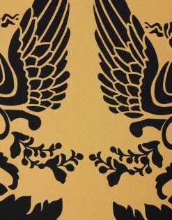 Swing DressCherubs Gold in Silk Twill