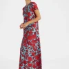 Swing DressLilium Turchese in Silk Twill