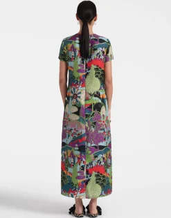 Swing DressPaesaggio in Silk