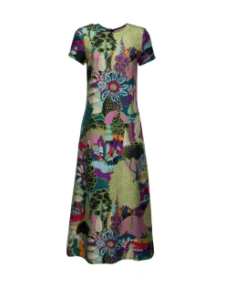 Swing DressPaesaggio in Silk