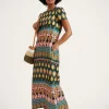 Swing DressRio Verde in Silk Twill