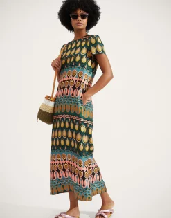 Swing DressRio Verde in Silk Twill