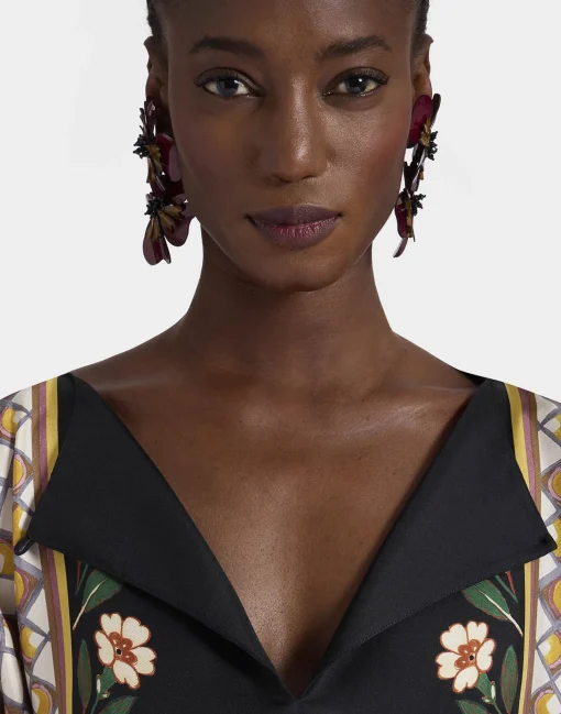 The Apericena DressDazed Placée Black in Silk Twill