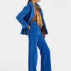 The Flare PantsSolid Light Blue in Velvet Corduroy