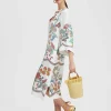The KaftanGrenadilla Placée Off White in Silk Twill