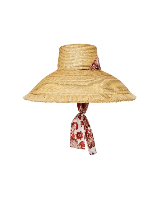 The Sun HatSolid Light Beige in Raffia