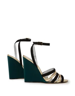 Tones WedgeSolid Green in Raso
