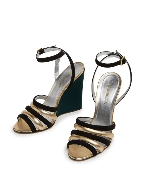 Tones WedgeSolid Green in Raso