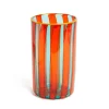Torre VaseRed in Murano Glass