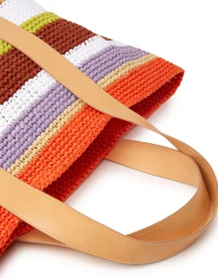 Tote Raffia BagMulticolor White in Raffia