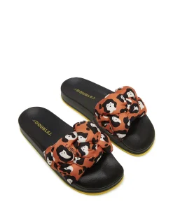 Treccia SlidesLady Leopard in Twill