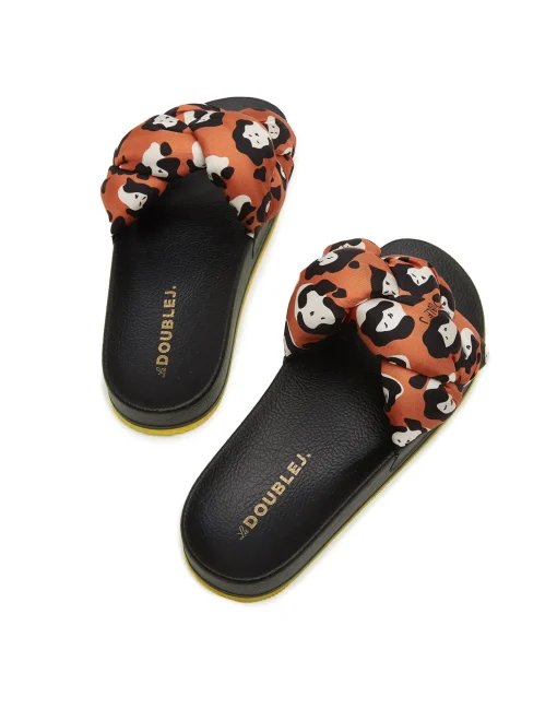 Treccia SlidesLady Leopard in Twill