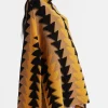 Trine CapeYellow in Wool Intarsia