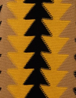 Trine CapeYellow in Wool Intarsia