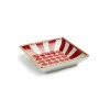 Trinket Tray (15X15)Cherries Avorio in Porcelain