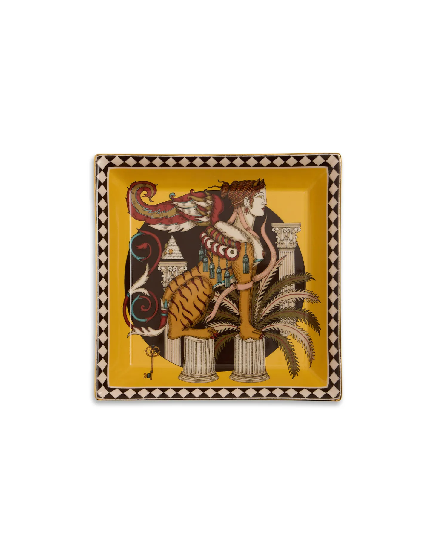 Trinket TrayThe Sphynx Saffron in Porcelain