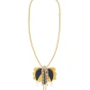 Tulip NecklaceOro Blu in Bras