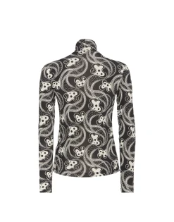TurtleneckAperol Black & White in Skinny Jersey