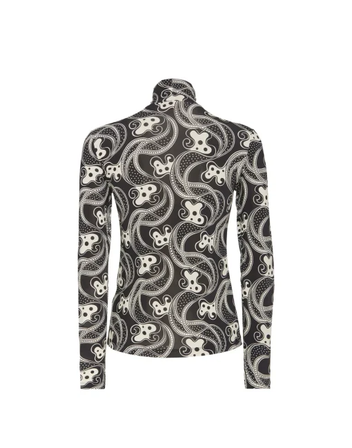 TurtleneckAperol Black & White in Skinny Jersey