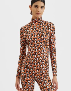 TurtleneckLady Leopard in Skinny Jersey