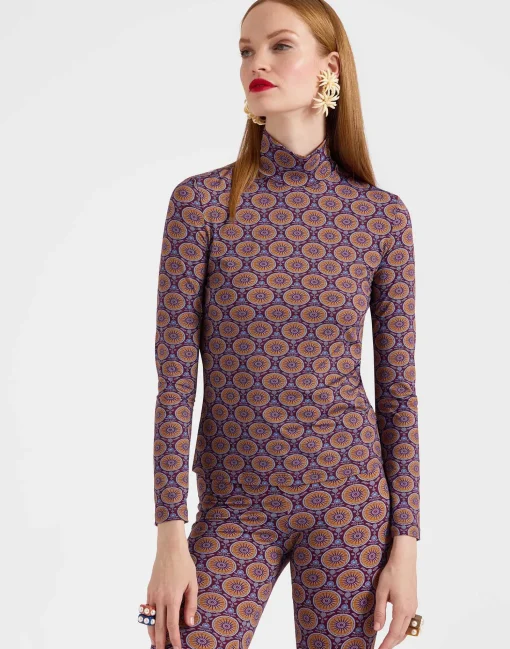 TurtleneckSovereign Mini Purple in Skinny Jersey