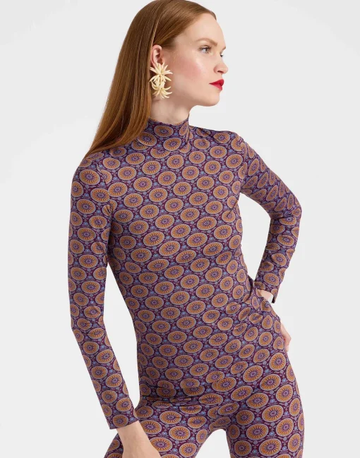 TurtleneckSovereign Mini Purple in Skinny Jersey