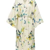 Unisex Big RobeOrchidea Bianco in Cotton