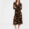 Vaudeville DressBotticelli Black in Velvet Stretch