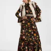 Visconti DressBotticelli Black in Crepe De Chine Silk
