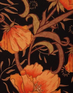 Visconti DressMorpheus Black in Crepe De Chine