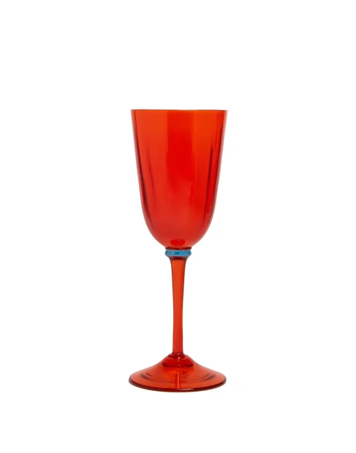 Wine Rainbow Glasses Set Of 8Rainbow in Murano Glass