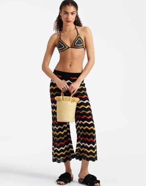Zephyr PantsBlack in Lace